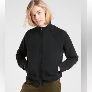 Athleta Black Break Out Spacer Jacket Size XL